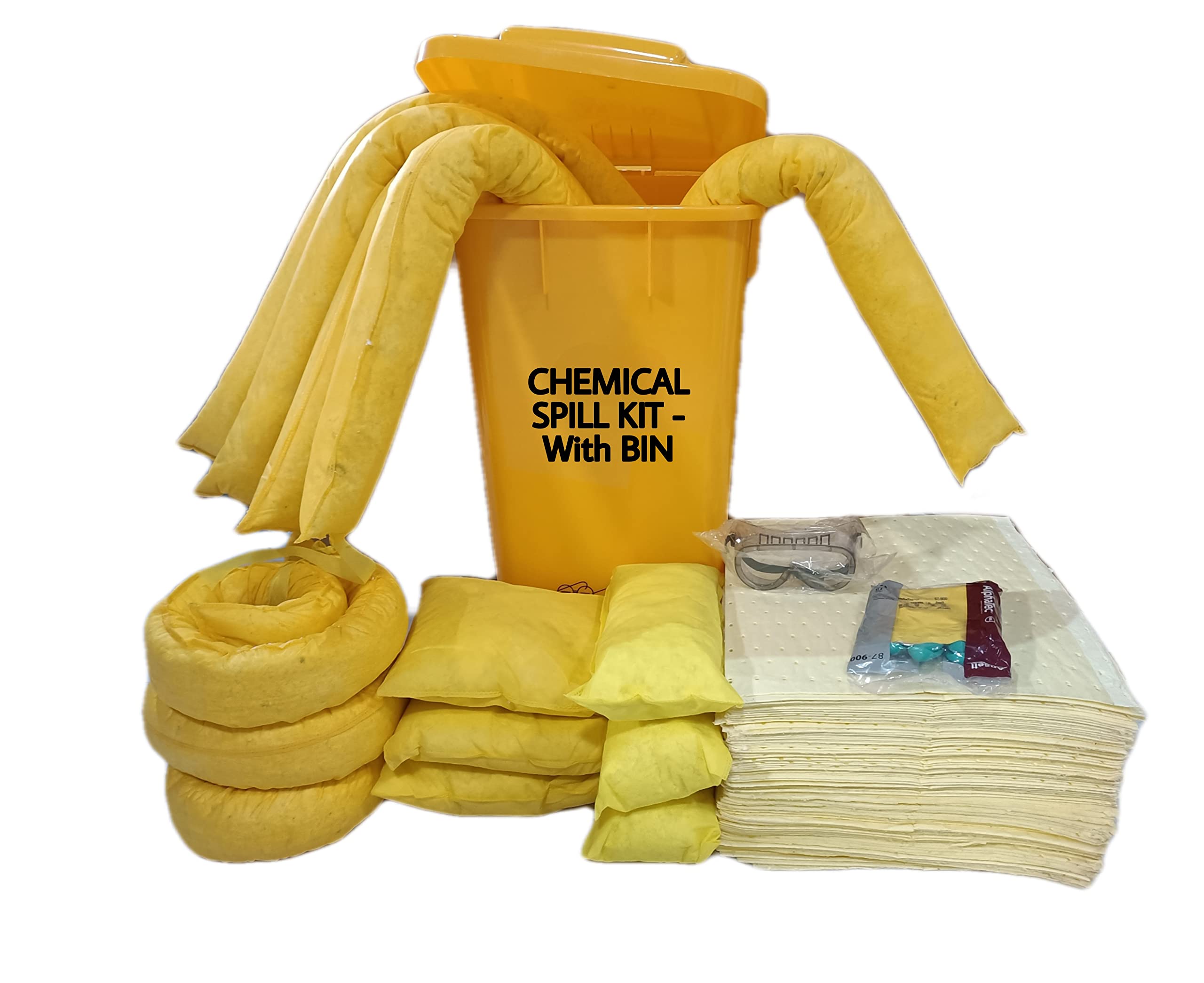 Chemical Spill Kit, 120l Absorbent Capacity