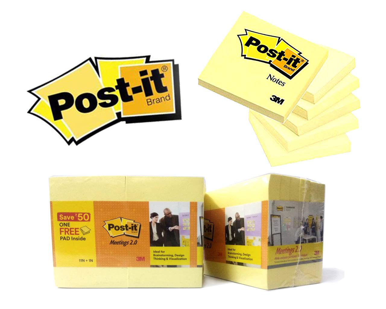 3m Post-it Sticky Notes Pad